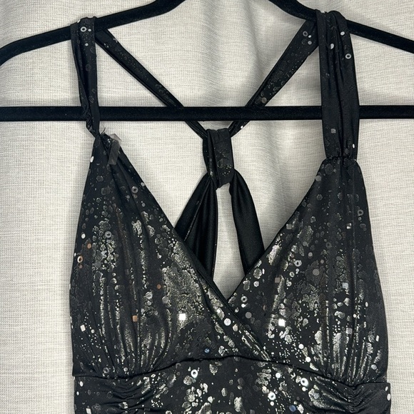 TABOO VINTAGE Y2K SPARKLE BODY-CON DRESS (L) - Picture 3 of 7